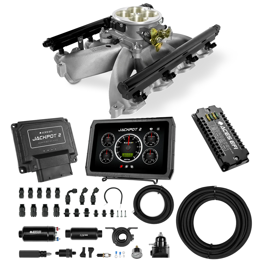 Jackpot 2 LS EFI System - Master Kit with 255 In-line Pump System w/40' PTFE Hose