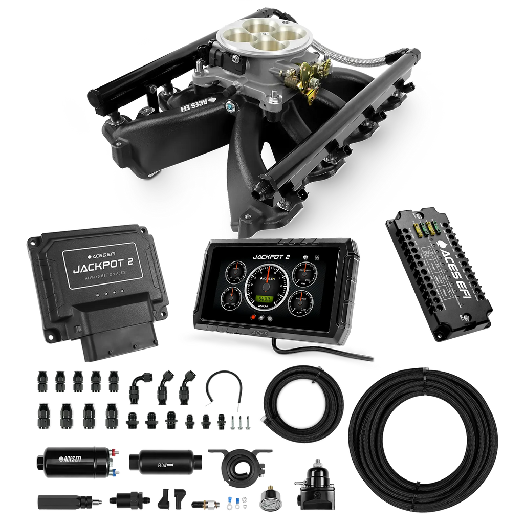 Jackpot 2 LS EFI System - Master Kit with 255 In-line Pump System w/40' PTFE Hose