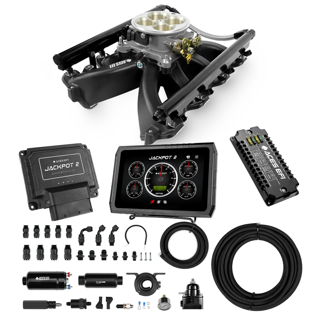 Jackpot 2 LS EFI System - Master Kit with 255 In-line Pump System w/40' PTFE Hose