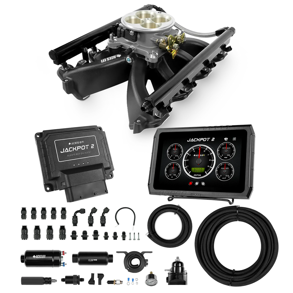 Jackpot 2 LS EFI System - Master Kit with 255 In-line Pump System w/40' PTFE Hose