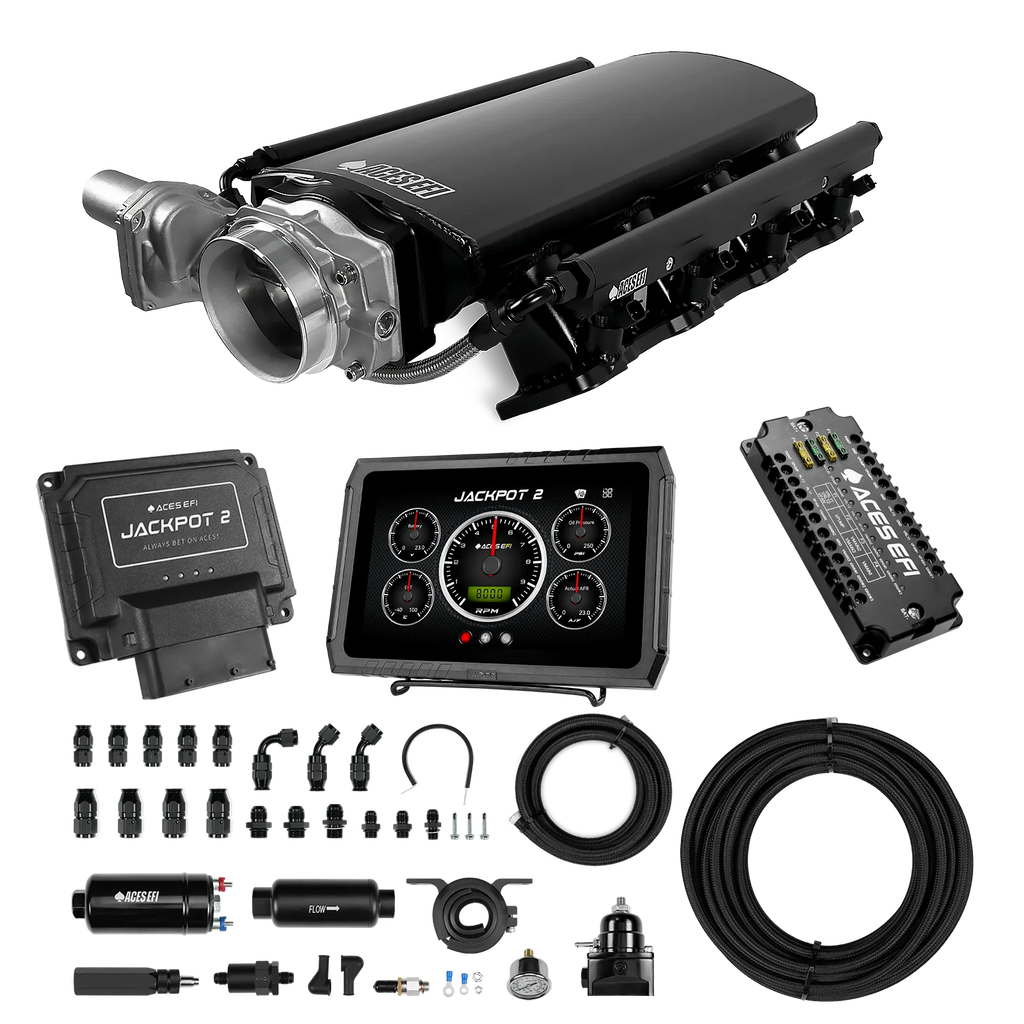 Jackpot 2 LS EFI System - Master Kit with 255 In-line Pump System w/40' PTFE Hose