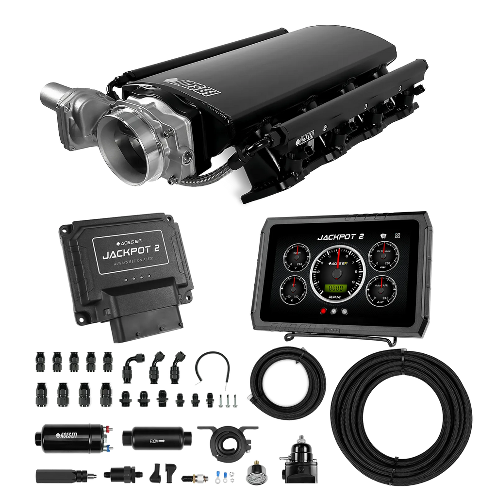Jackpot 2 LS EFI System - Master Kit with 255 In-line Pump System w/40' PTFE Hose