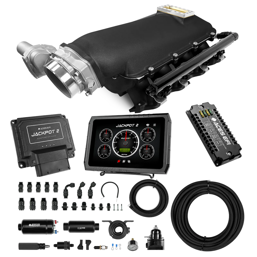 Jackpot 2 LS EFI System - Master Kit with 255 In-line Pump System w/40' PTFE Hose
