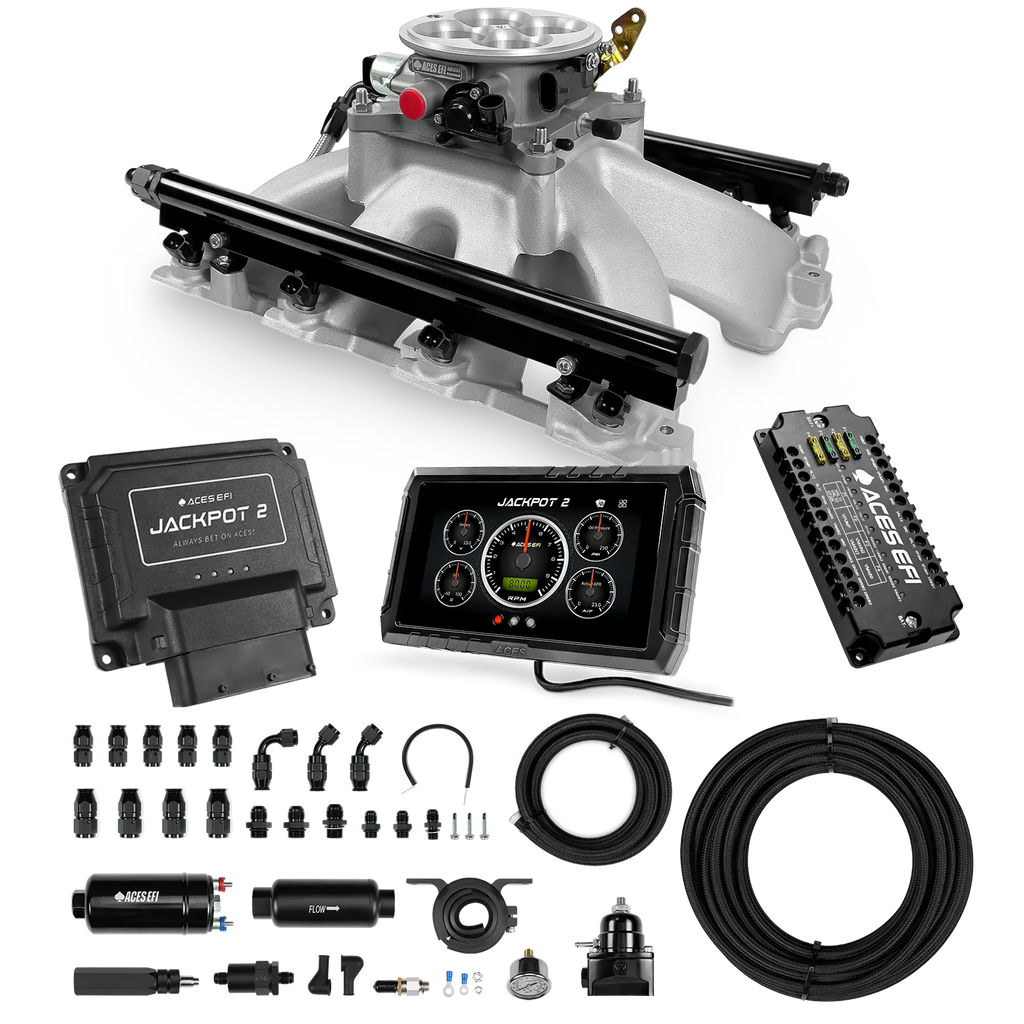 Jackpot 2 LS EFI System - Master Kit with 255 In-line Pump System w/40' PTFE Hose
