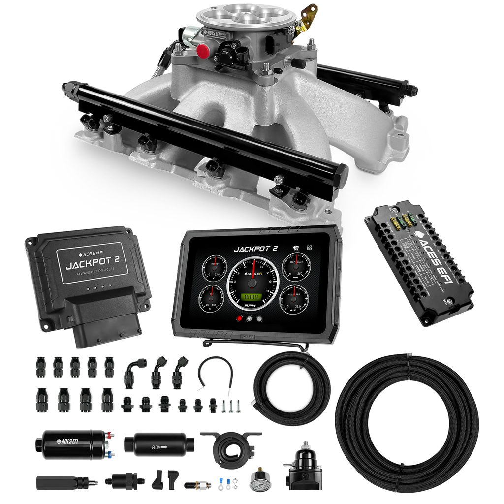 Jackpot 2 LS EFI System - Master Kit with 255 In-line Pump System w/40' PTFE Hose