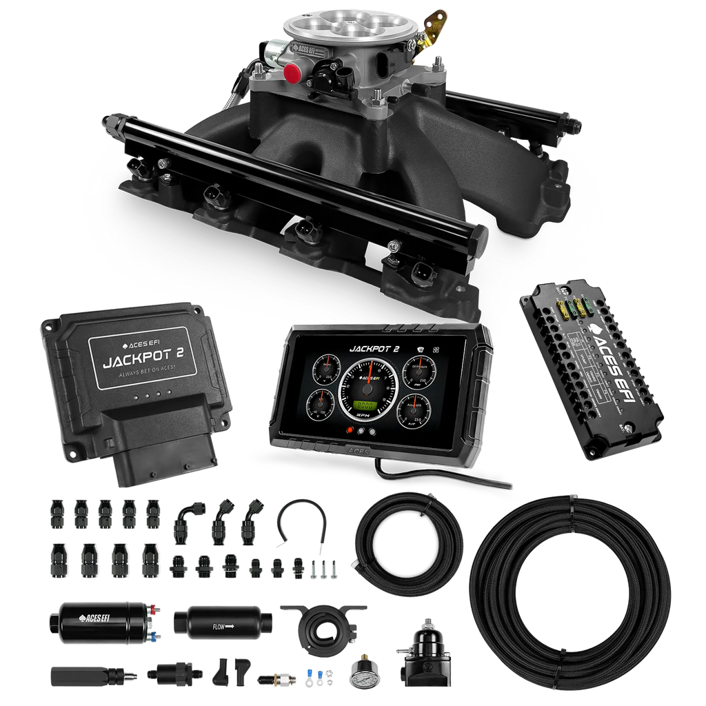 Jackpot 2 LS EFI System - Master Kit with 255 In-line Pump System w/40' PTFE Hose