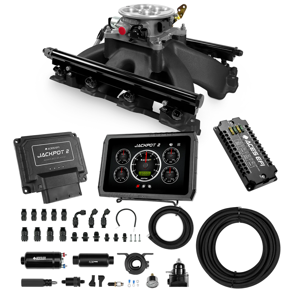 Jackpot 2 LS EFI System - Master Kit with 255 In-line Pump System w/40' PTFE Hose