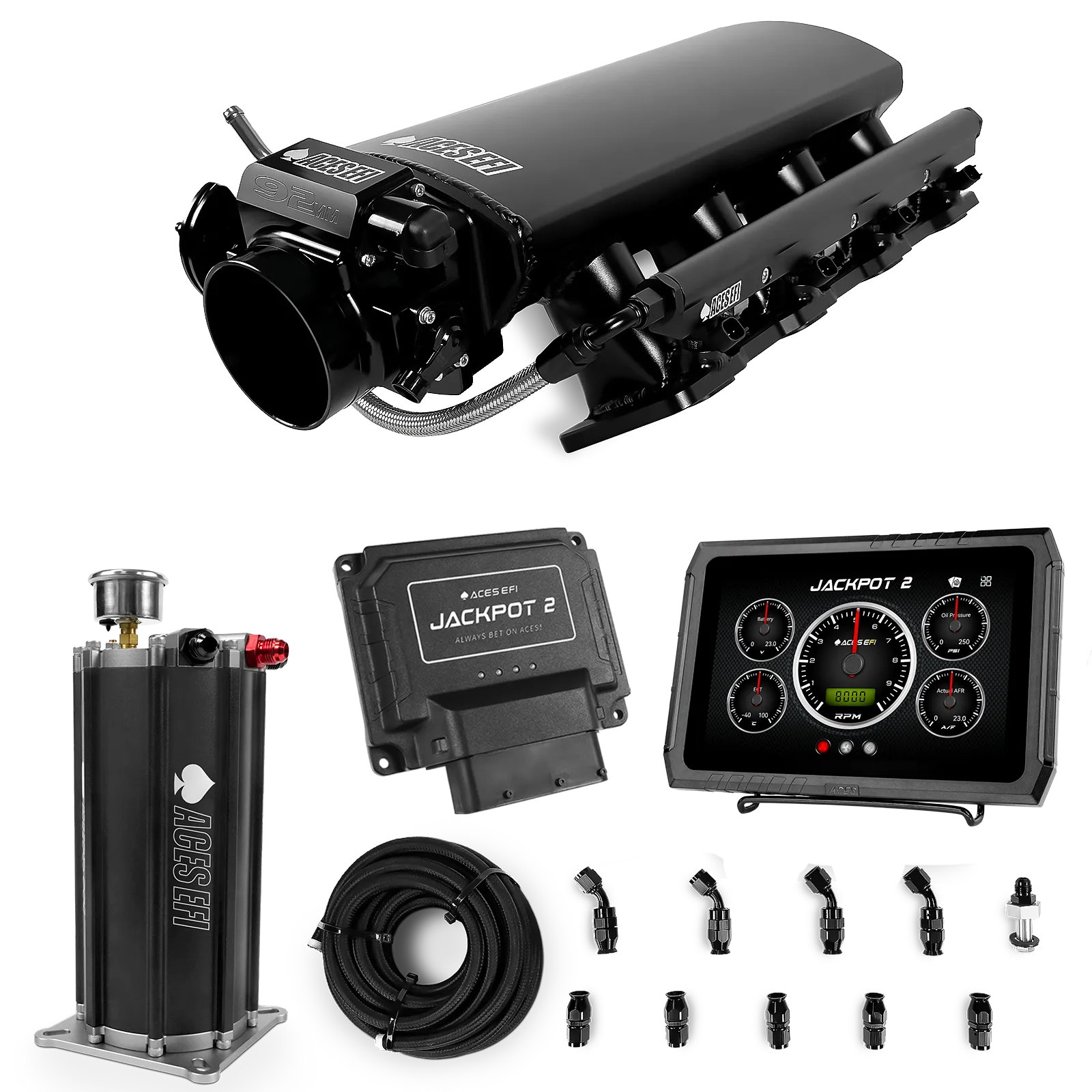 Jackpot 2 LS EFI System - Master Kit with Command Center 2 Surge Tank