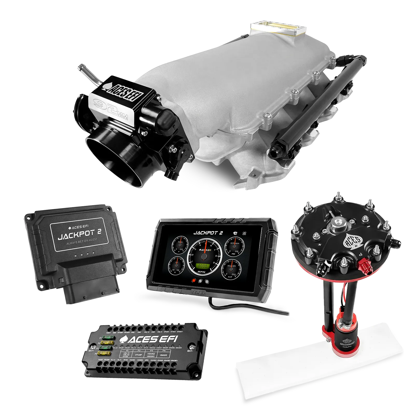 Jackpot 2 LS EFI System - Master Kit with Tank Conversion Pump Module with Internal Regulator