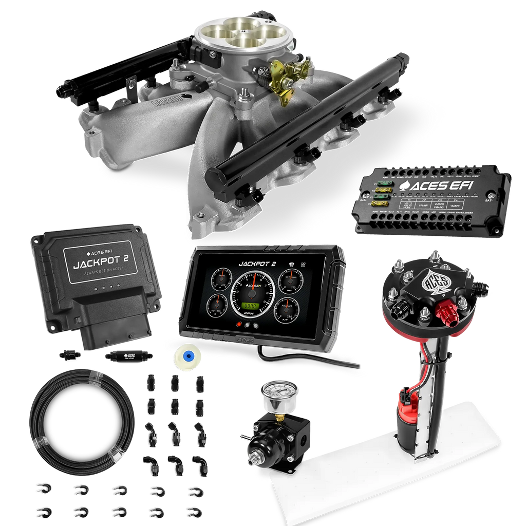 Jackpot 2 LS EFI System - Master Kit with Tight Fit In-Tank Pump Module + 40' PTFE Hose Kit