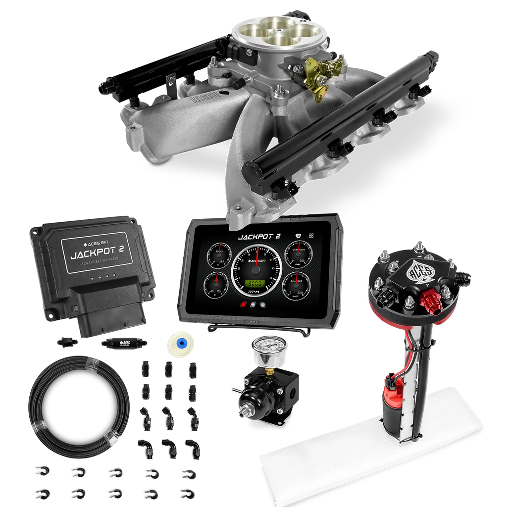 Jackpot 2 LS EFI System - Master Kit with Tight Fit In-Tank Pump Module + 40' PTFE Hose Kit