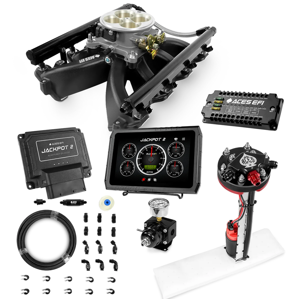 Jackpot 2 LS EFI System - Master Kit with Tight Fit In-Tank Pump Module + 40' PTFE Hose Kit