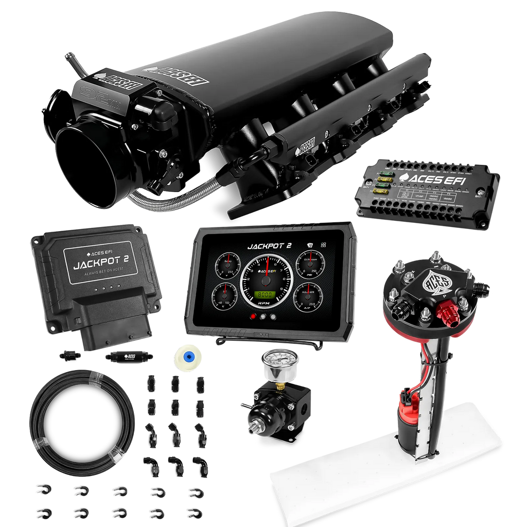 Jackpot 2 LS EFI System - Master Kit with Tight Fit In-Tank Pump Module + 40' PTFE Hose Kit