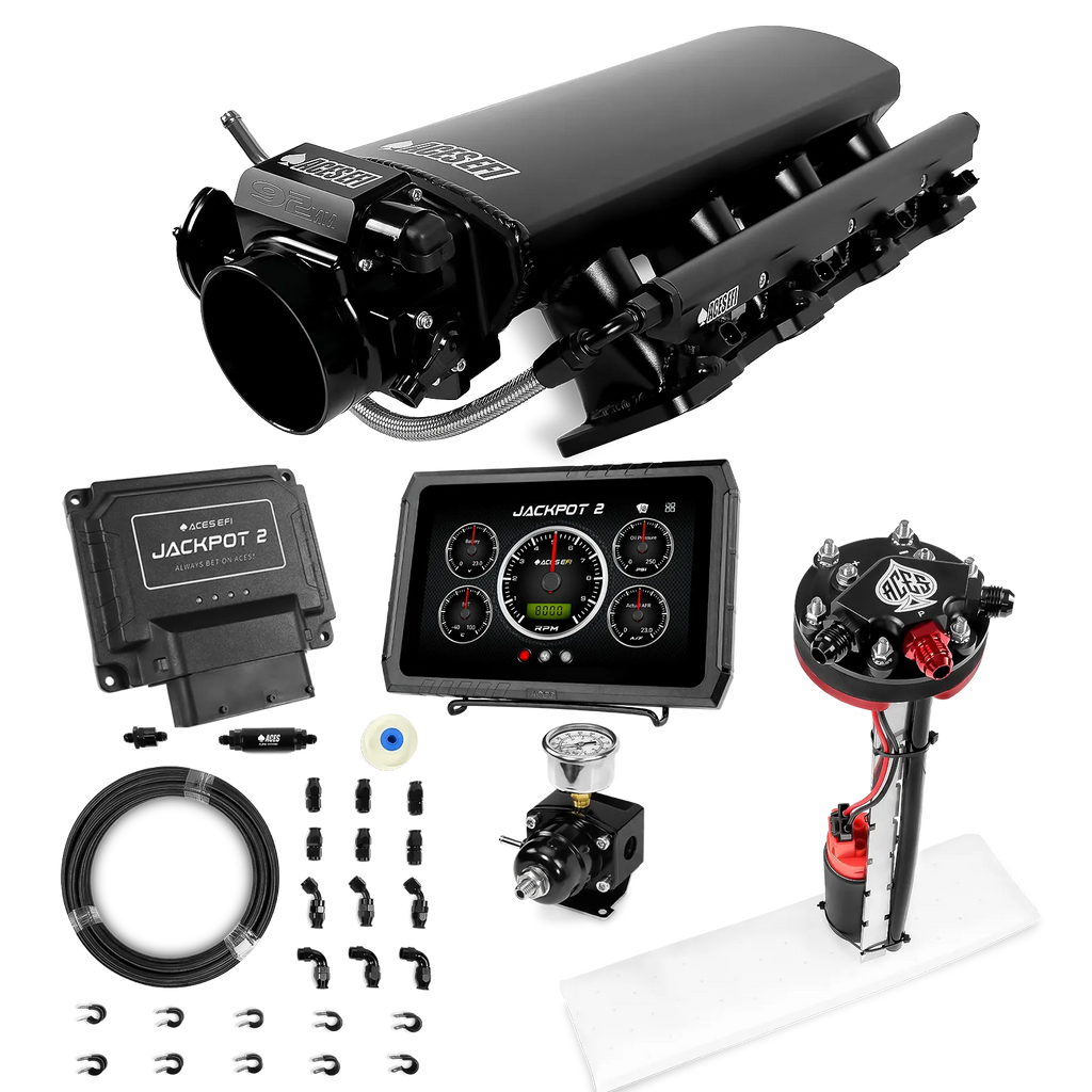 Jackpot 2 LS EFI System - Master Kit with Tight Fit In-Tank Pump Module + 40' PTFE Hose Kit