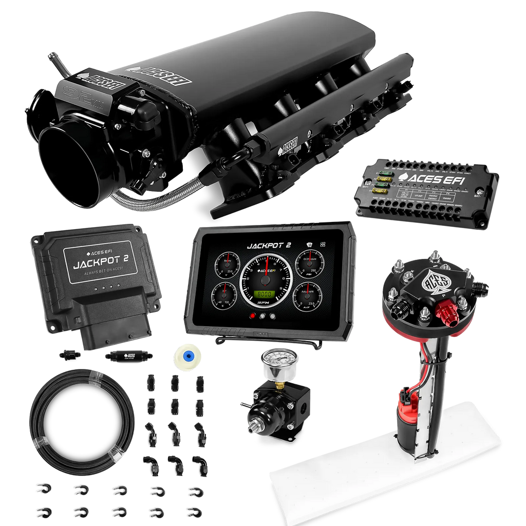 Jackpot 2 LS EFI System - Master Kit with Tight Fit In-Tank Pump Module + 40' PTFE Hose Kit
