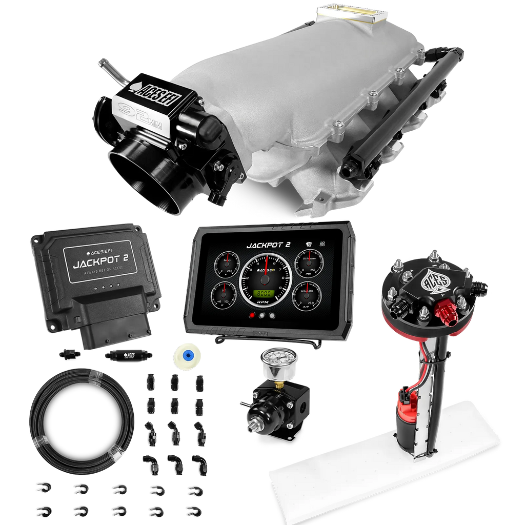 Jackpot 2 LS EFI System - Master Kit with Tight Fit In-Tank Pump Module + 40' PTFE Hose Kit