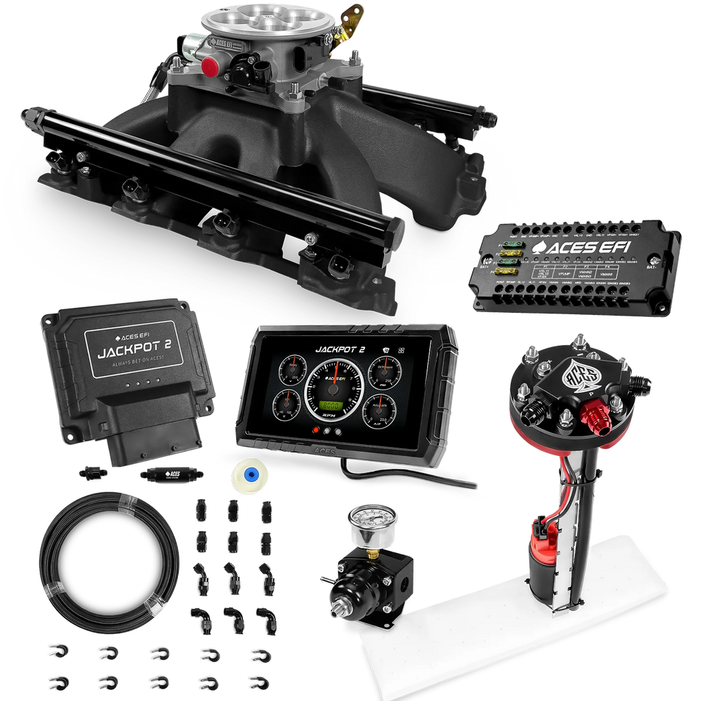 Jackpot 2 LS EFI System - Master Kit with Tight Fit In-Tank Pump Module + 40' PTFE Hose Kit
